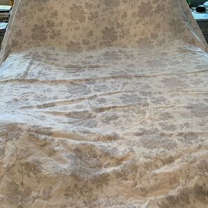 Wamsutta Vintage Cream and Gray Floral Duvet Cover